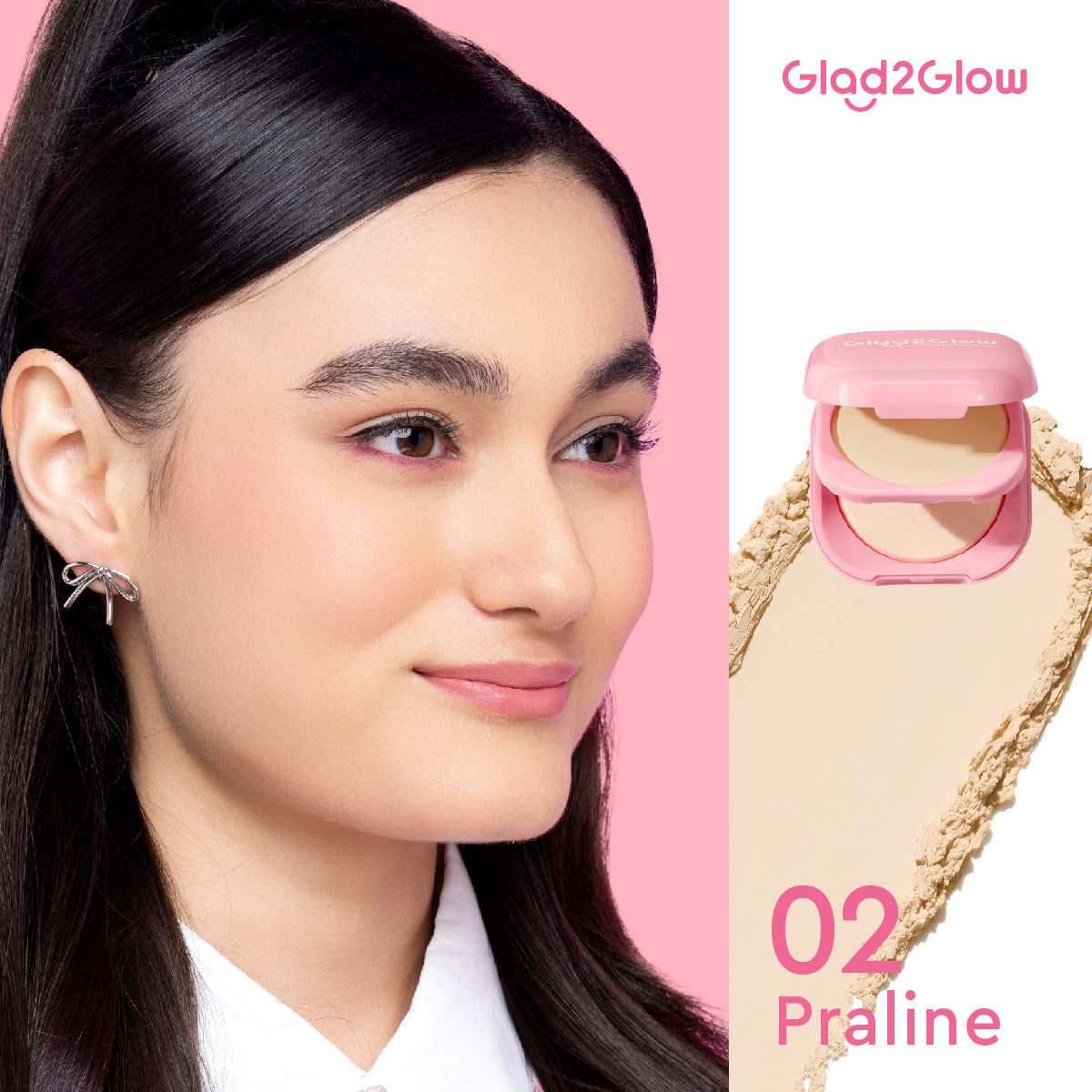 Glad2glow Perfect Blurring Powder Foundation
