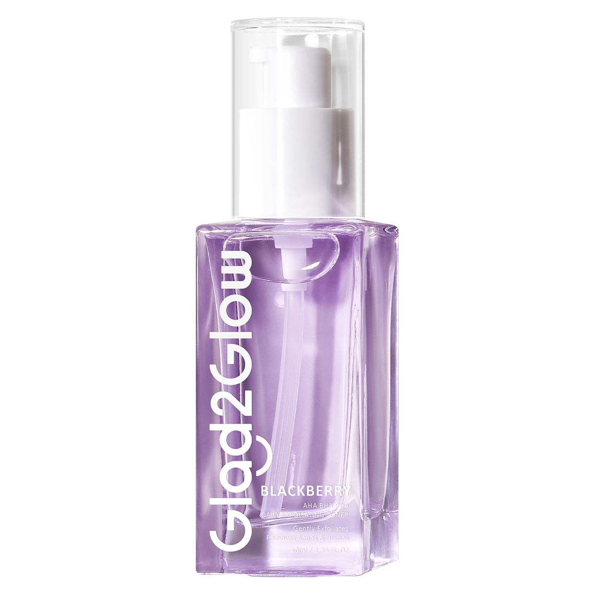 Glad2Glow Blackberry AHA BHA PHA Daily Exfoliating Toner