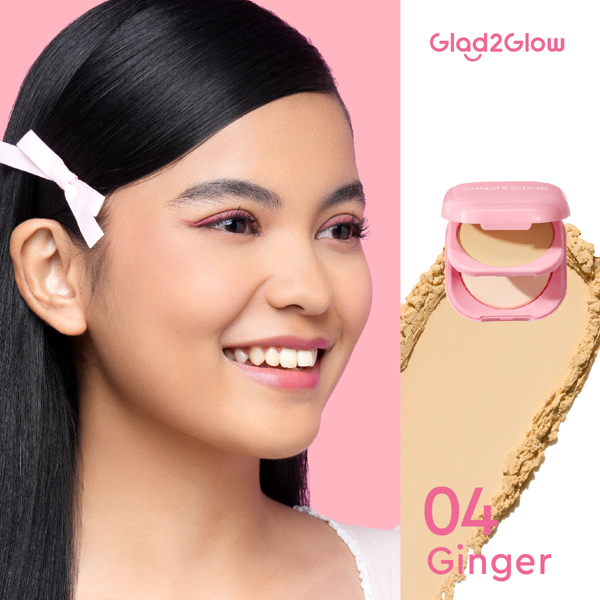 Glad2glow Perfect Blurring Powder Foundation