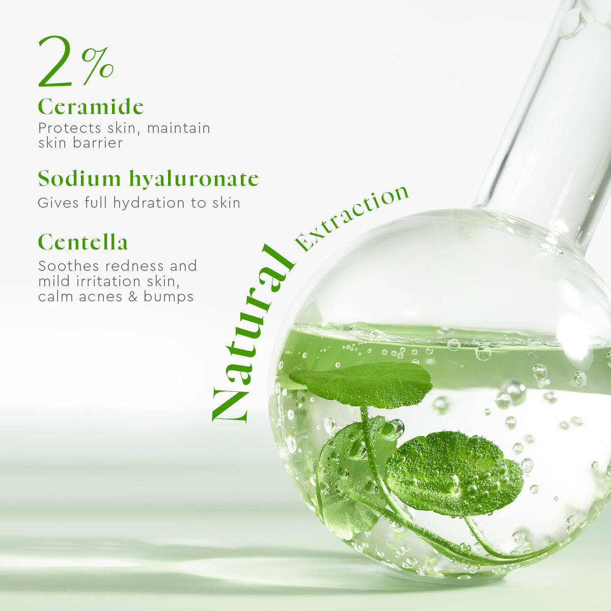 Glad2Glow Centella 2% Ceramide Soothing Toner