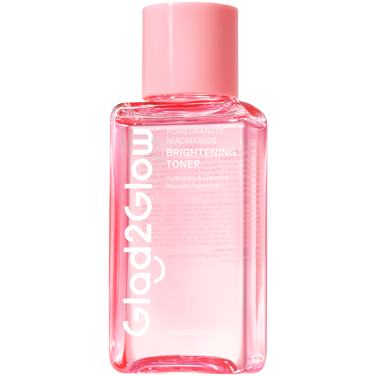 Glad2glow Pomegranate Niacinamide Brightening Toner