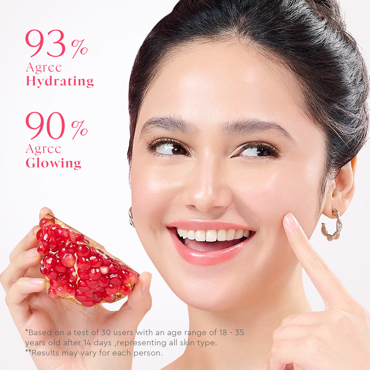 Glad2glow Pomegranate Niacinamide Brightening Toner