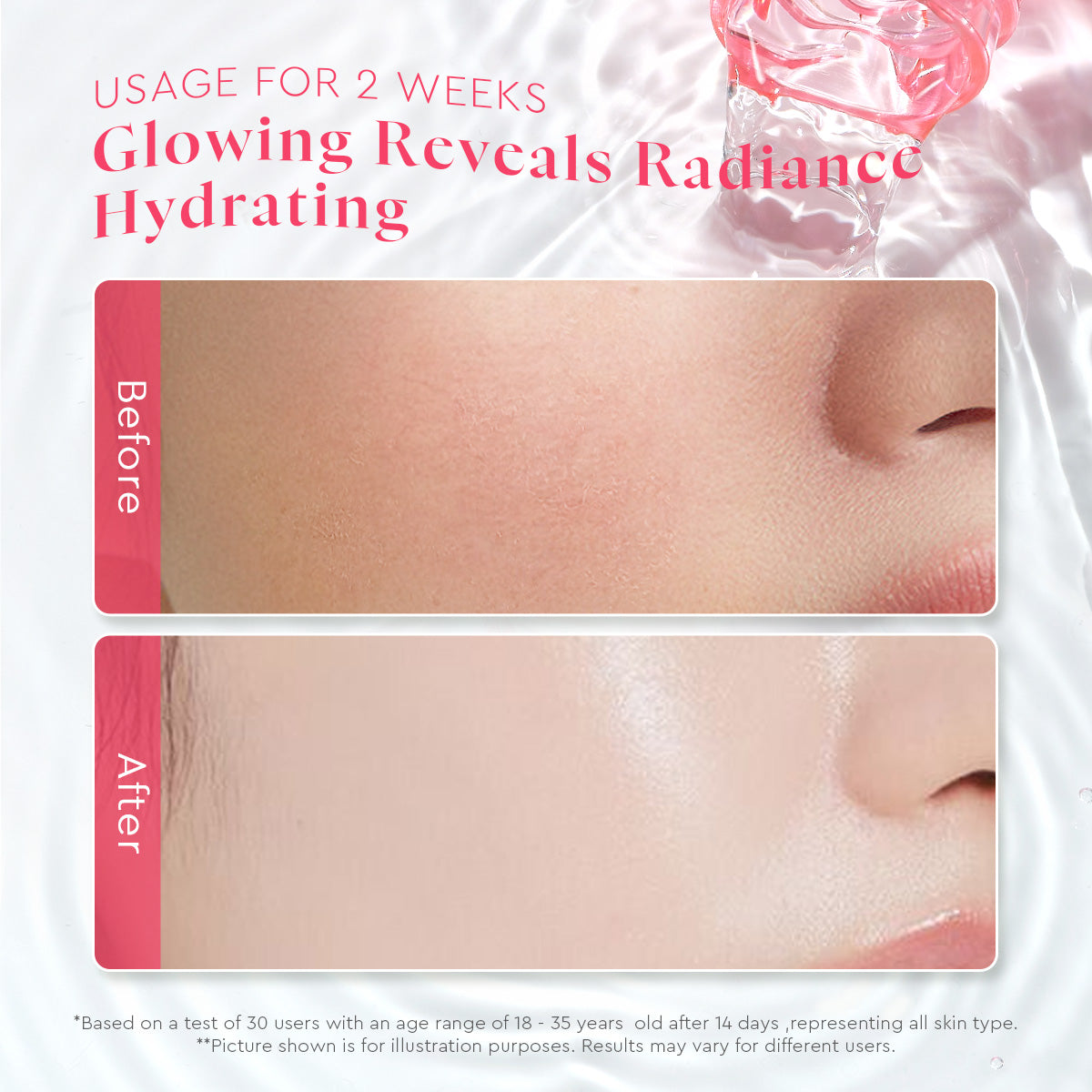 Glad2glow Pomegranate Niacinamide Brightening Toner