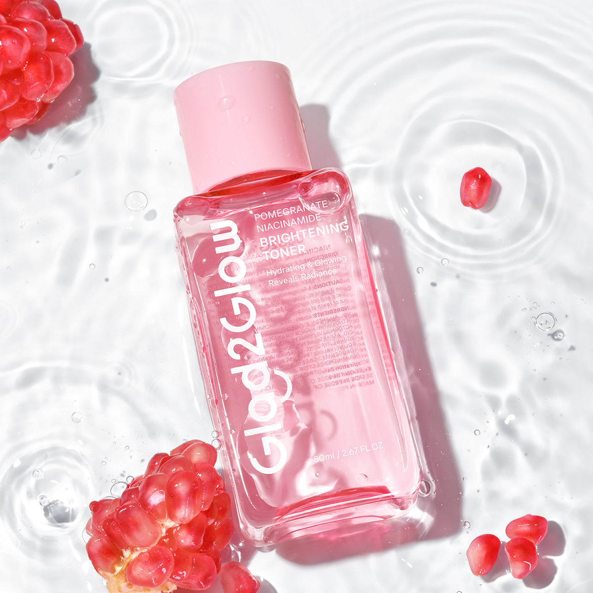 Glad2glow Pomegranate Niacinamide Brightening Toner
