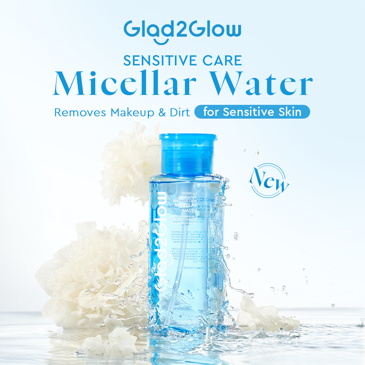 Glad2glow Tremella Panthenol Sensitive Care Micellar Water