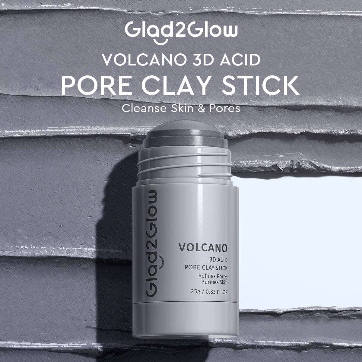 Glad2Glow Volcano 3D Acid Pore Clay Stick