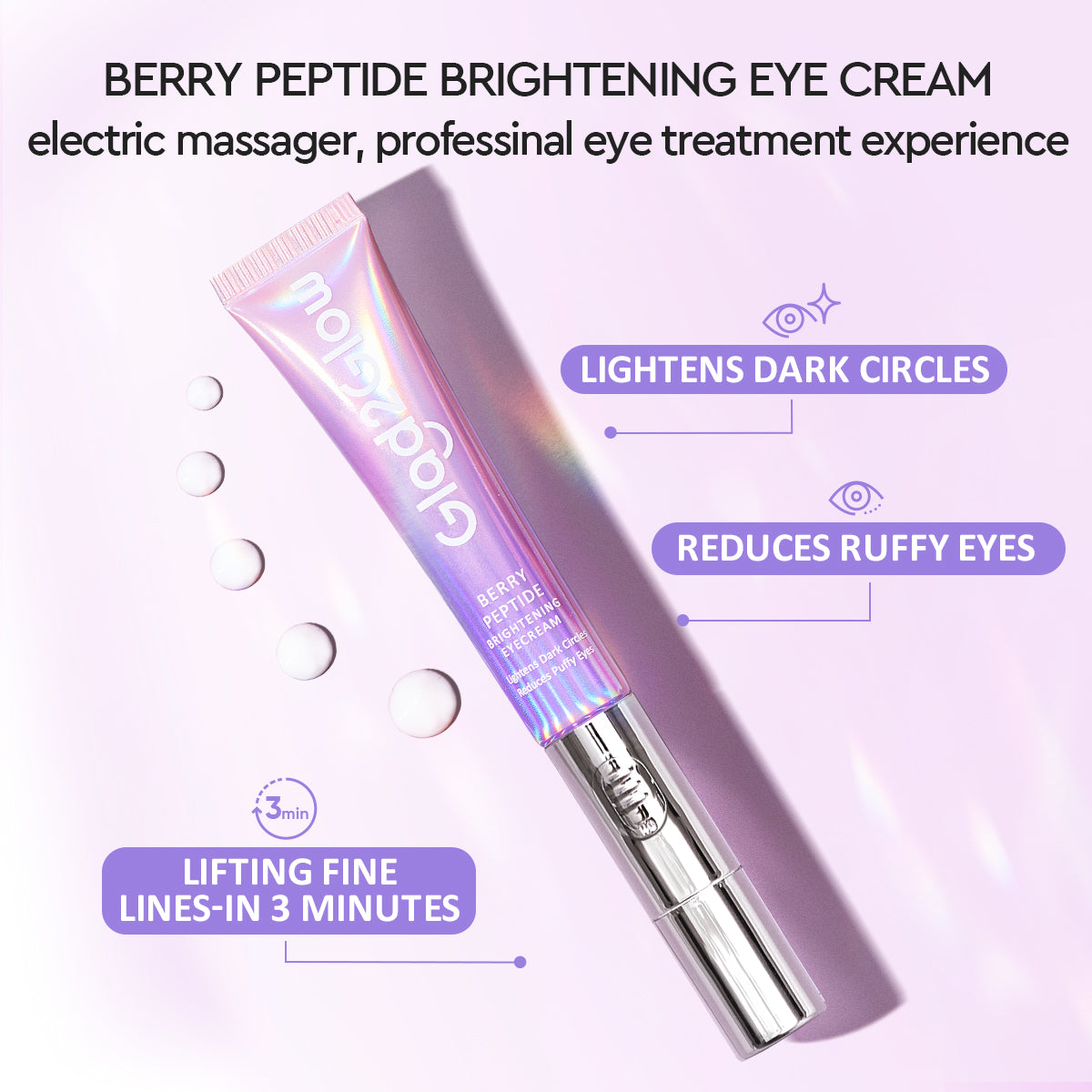 Glad2Glow Berry Peptide Brightening Eye Cream
