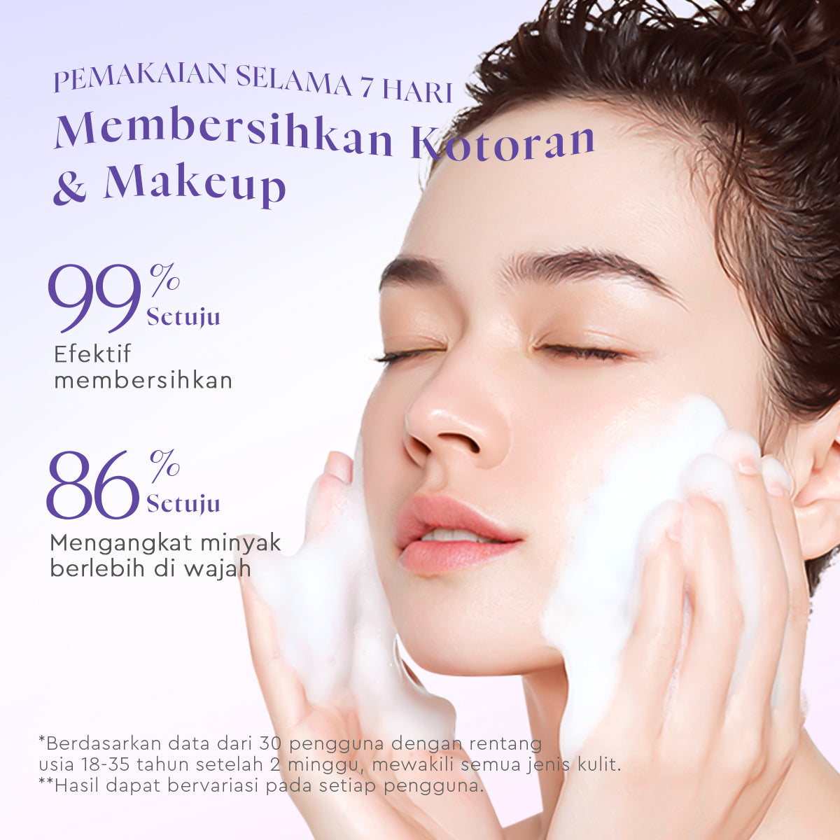 Glad2Glow Blueberry Ceramide Low pH Gel Cleanser