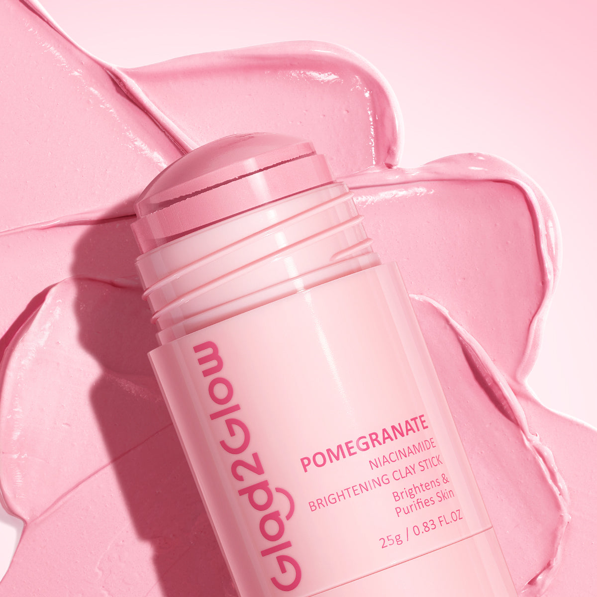 Glad2glow Pomegranate Niacinamide Brightening Clay Stick