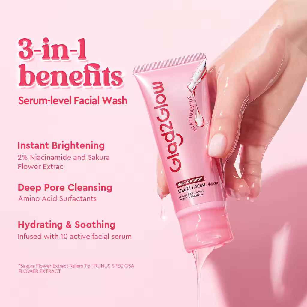 3 in 1 Benefits Serum-level Facial Wash
