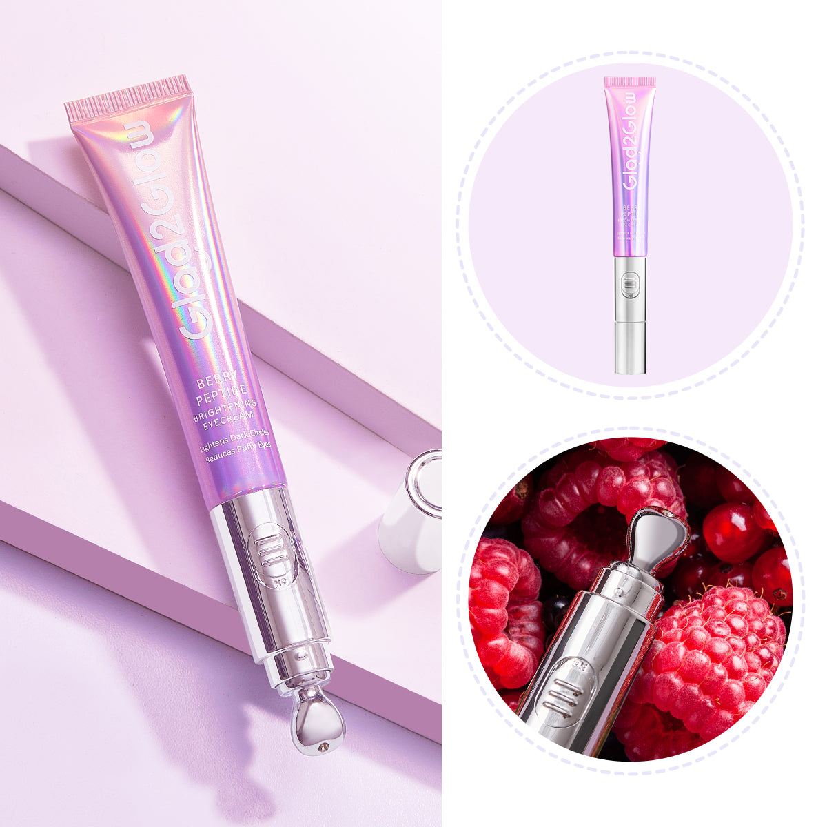 Glad2Glow Berry Peptide Brightening Eye Cream