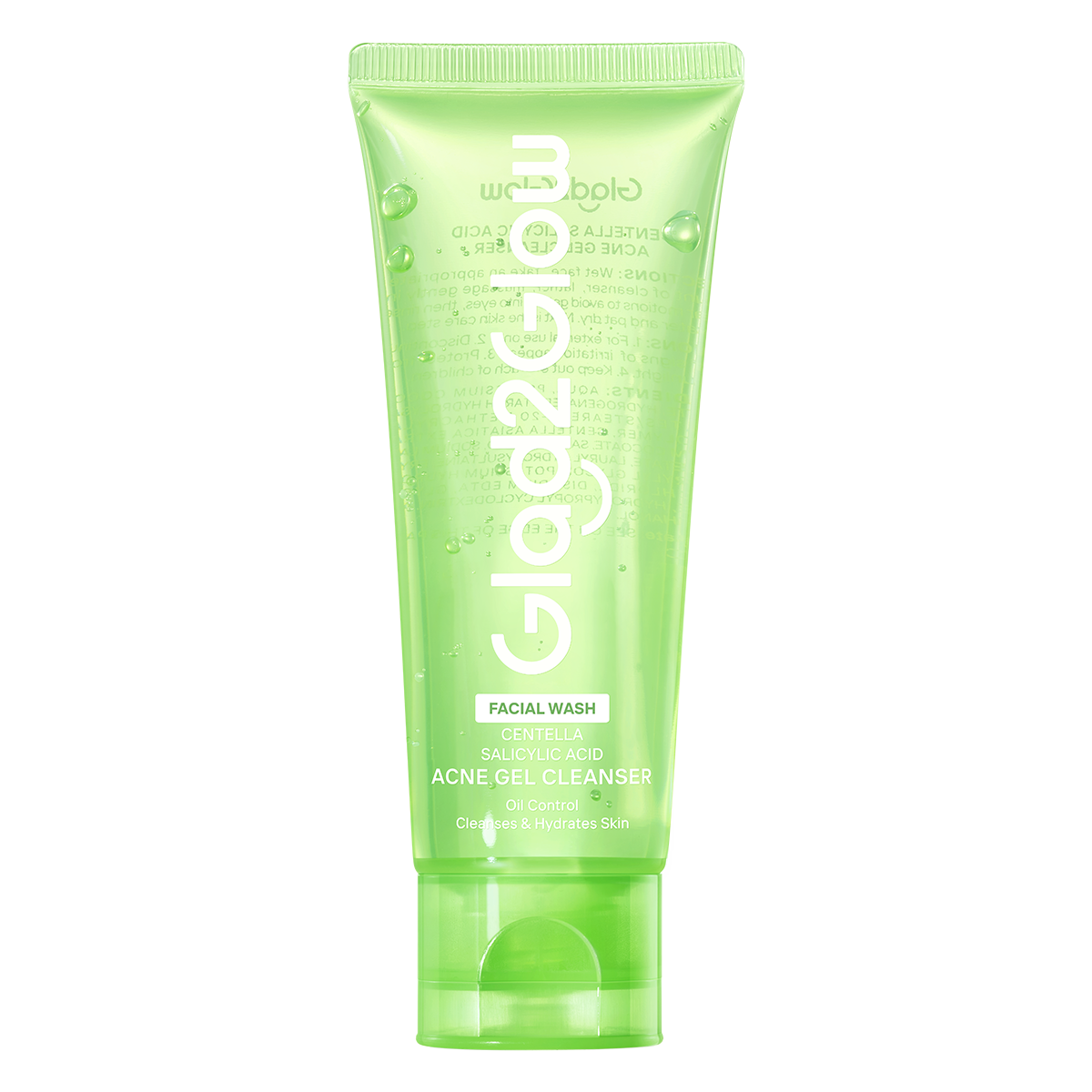 Glad2glow Centella Salicylic Acid Acne Gel Cleanser