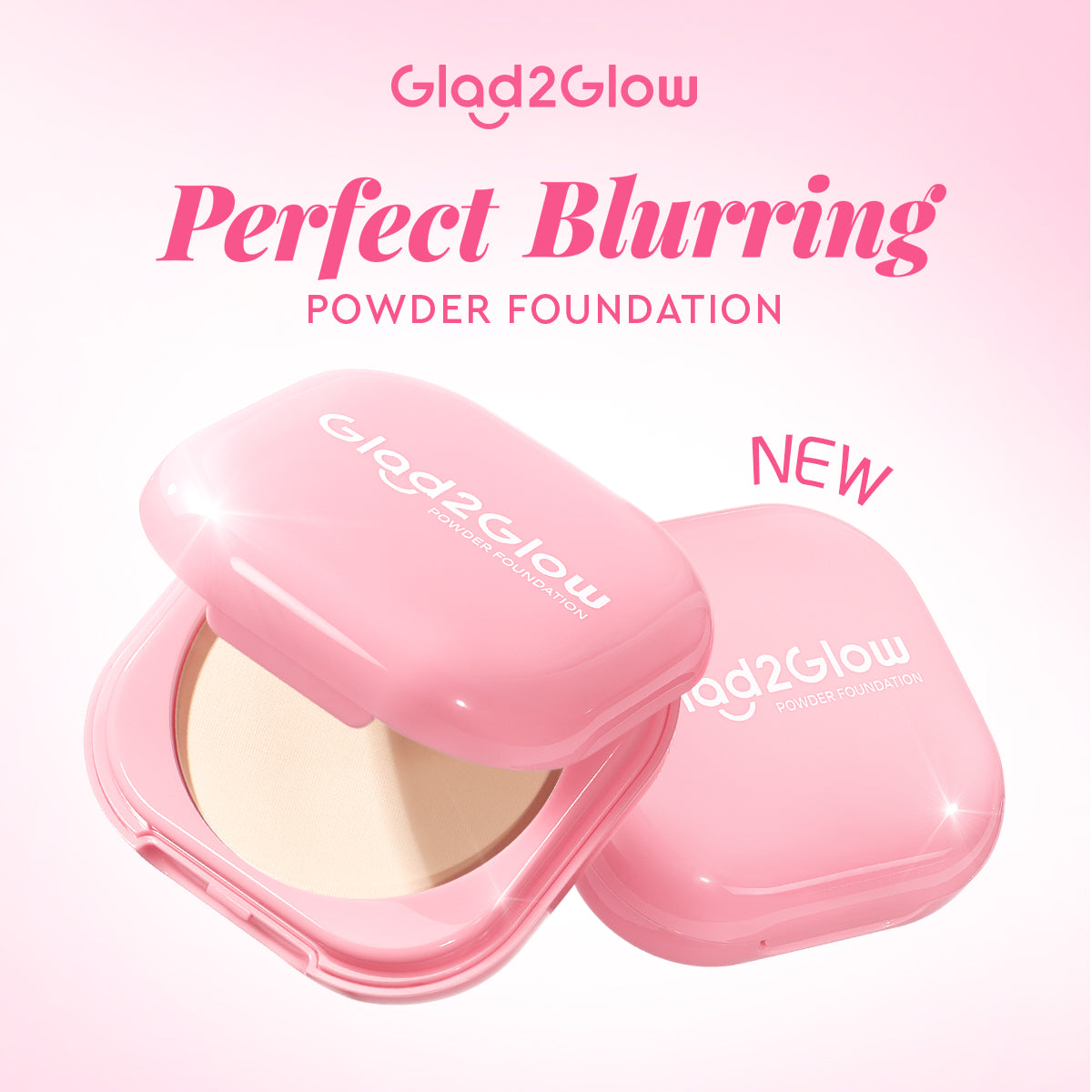 Glad2glow Perfect Blurring Powder Foundation