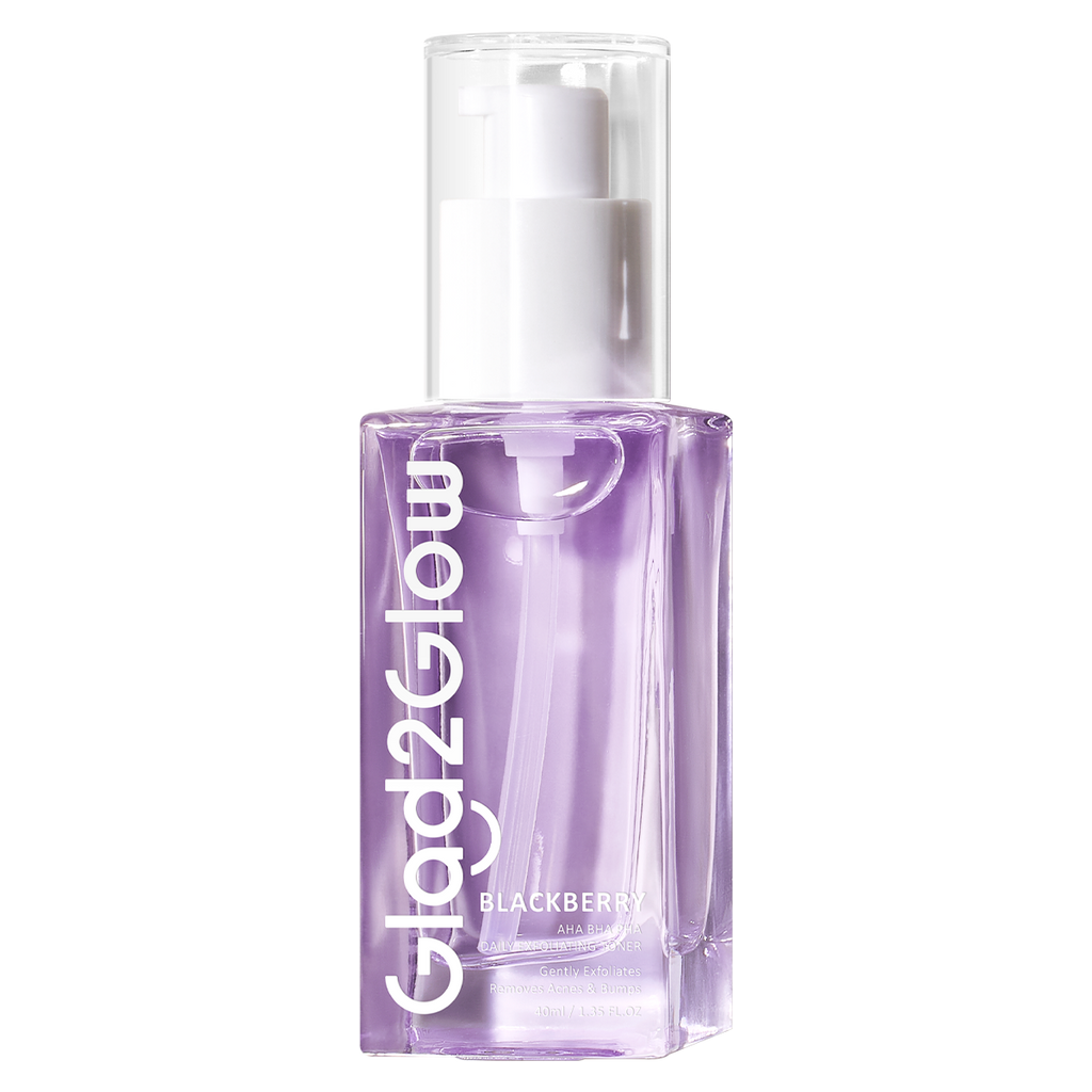 Glad2Glow Blackberry AHA BHA PHA Daily Exfoliating Toner