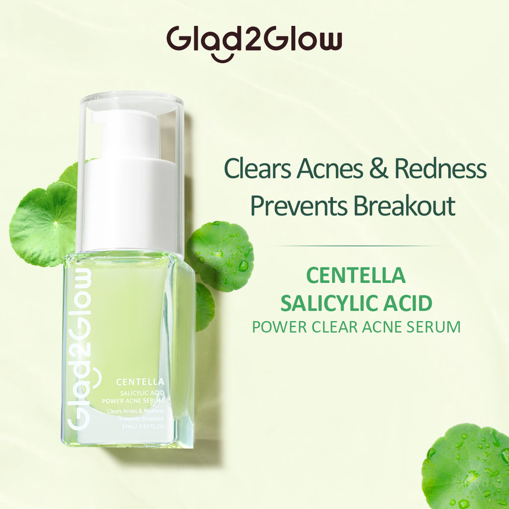 Glad2Glow Centella 2% Salicylic Acid Power Acne Serum