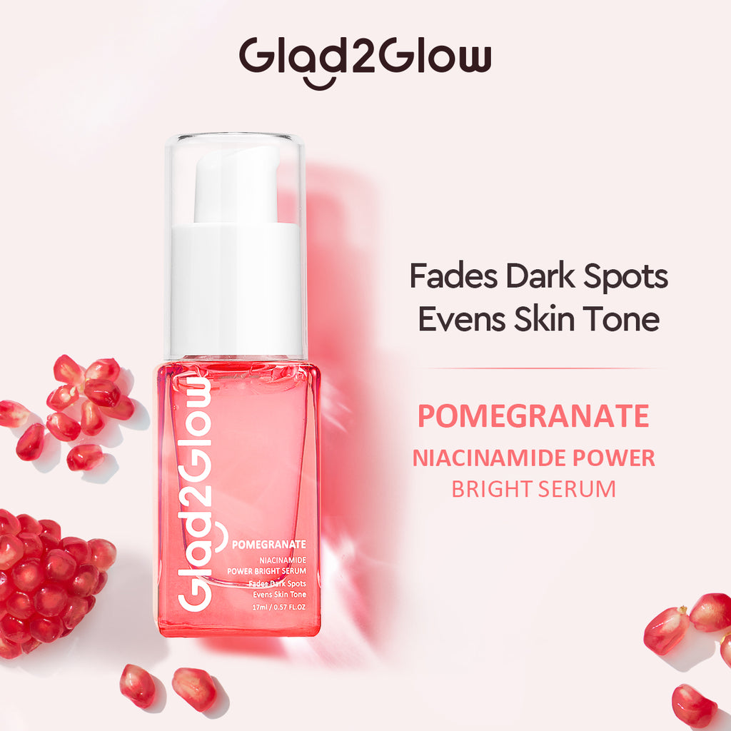 Glad2Glow Pomegranate Niacinamide Power Bright Serum