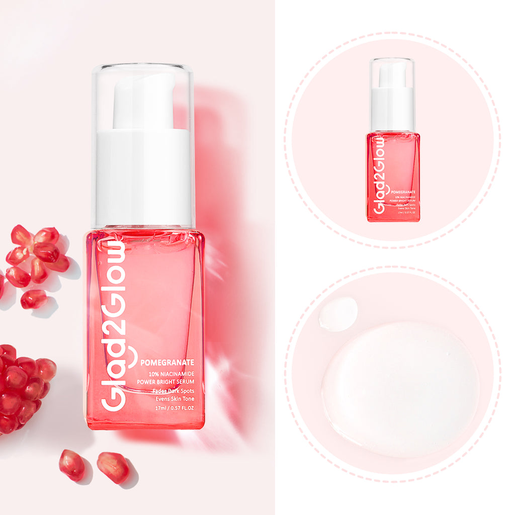 Glad2Glow Pomegranate Niacinamide Power Bright Serum