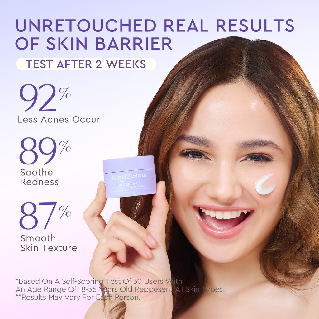 Glad2Glow Blueberry 5% Ceramide Moisturizer
