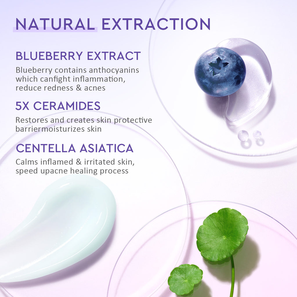 Glad2Glow Blueberry 5% Ceramide Moisturizer