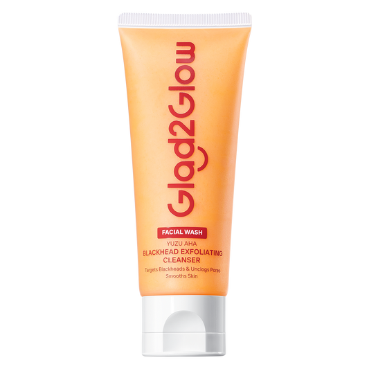 Glad2Glow YUZU AHA Blackhead Exfoliating Cleanser