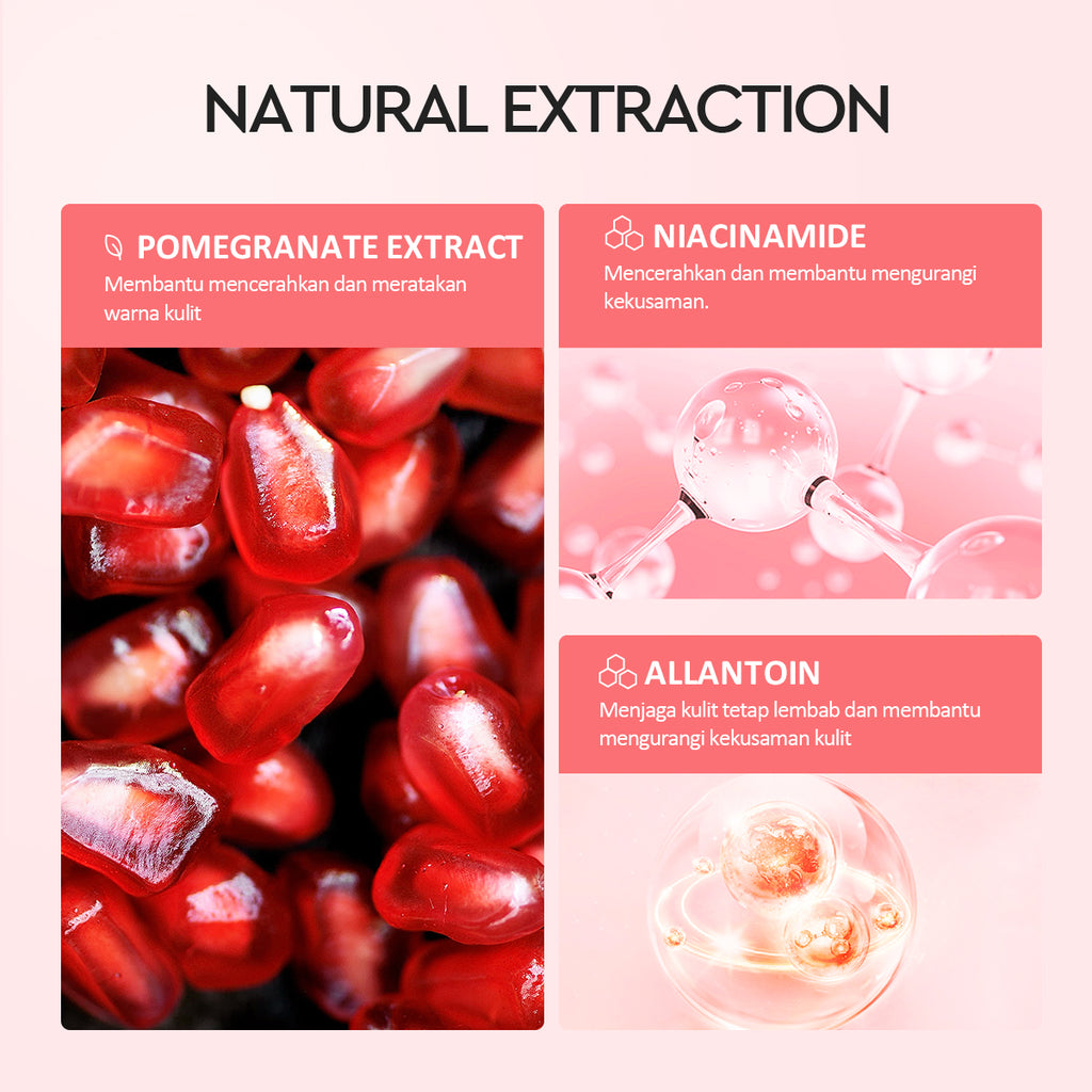 GLAD2GLOW Pomegranate 5% Niacinamide Brightening Moisturizer