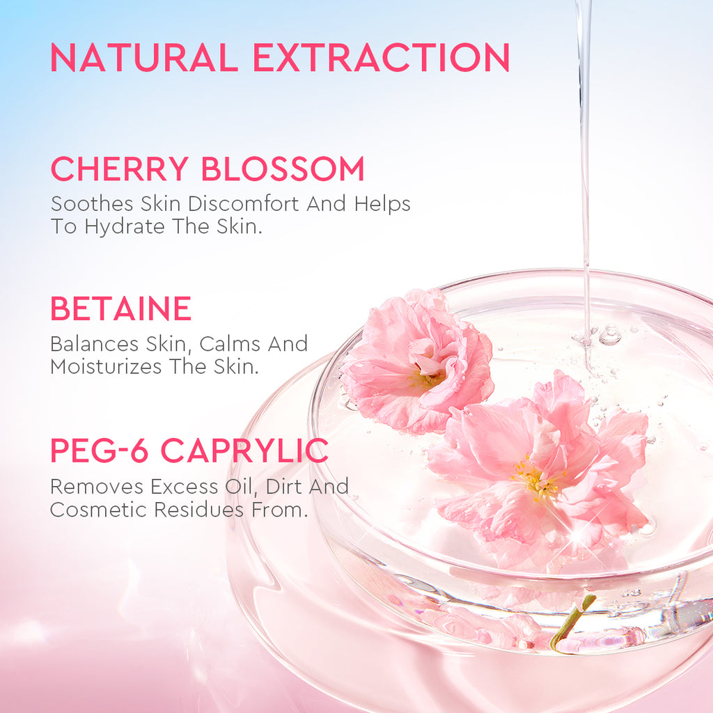Glad2Glow Cherry Blossom Betaine Micellar Water