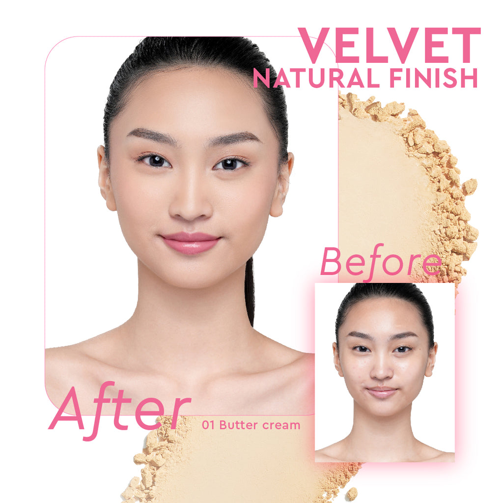 Glad2glow Perfect Blurring Powder Foundation