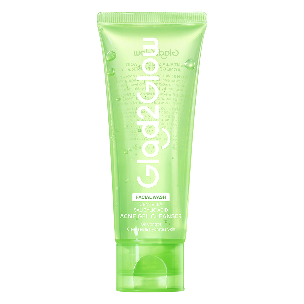 Glad2glow Centella Salicylic Acid Acne Gel Cleanser