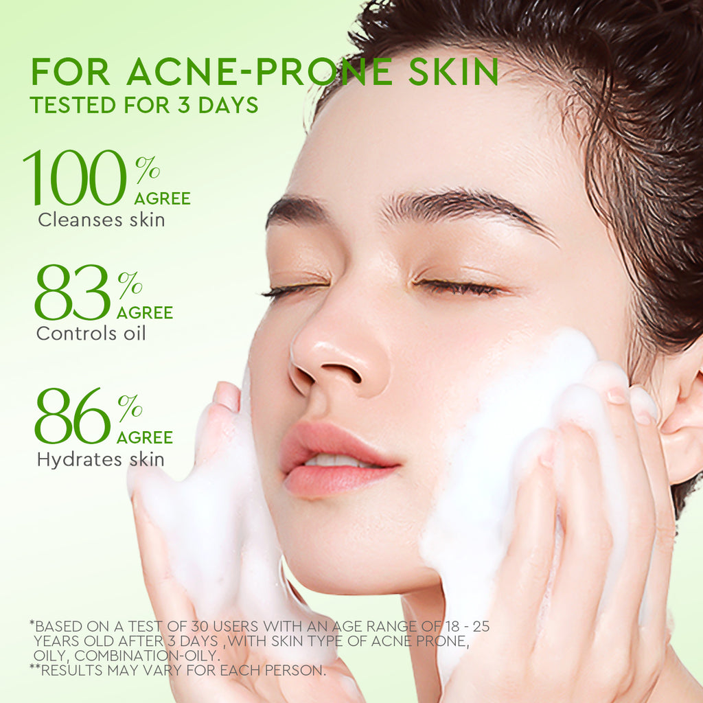 Glad2glow Centella Salicylic Acid Acne Gel Cleanser