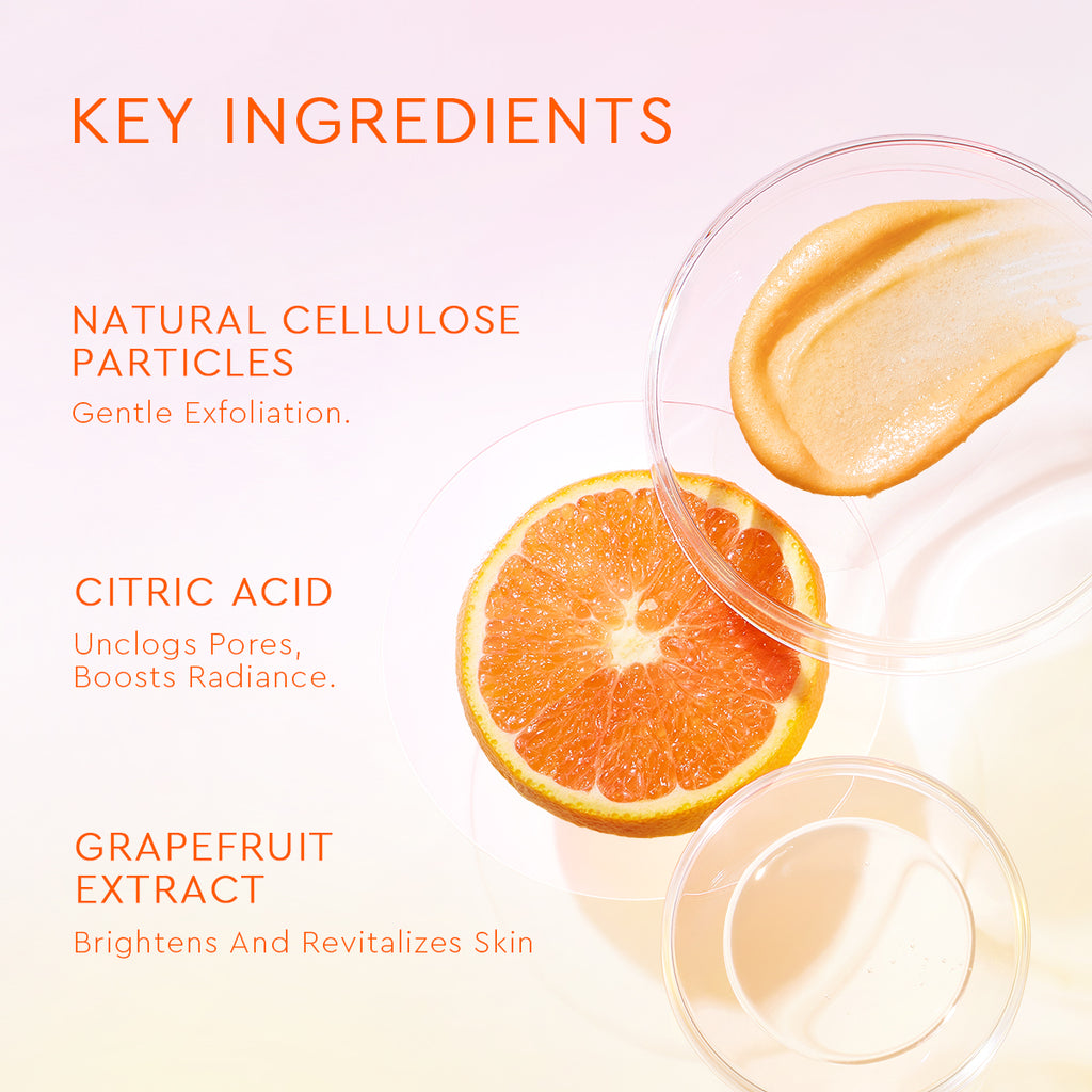 Glad2Glow YUZU AHA Blackhead Exfoliating Cleanser