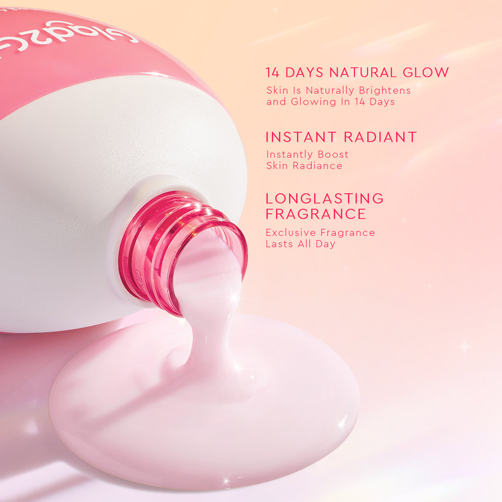Glad2glow Creamy Berry Overnight Bright Body Serum