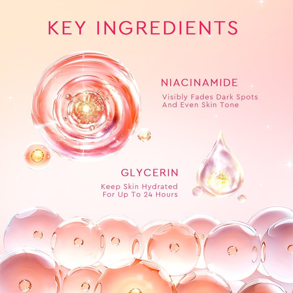 Glad2glow Creamy Berry Overnight Bright Body Serum